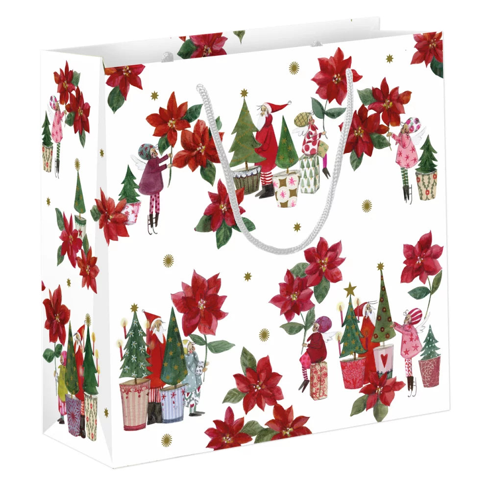 Große Geschenktüte Weihnachtssterne - Dianas Klosterlädchen