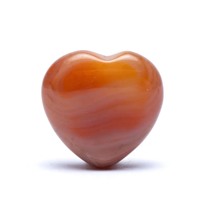 Handschmeichler Herz Karneol 3 cm - Dianas Klosterlädchen