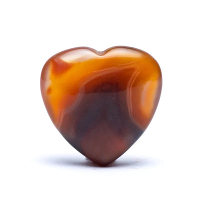 Handschmeichler Herz Karneol 3 cm - Dianas Klosterlädchen