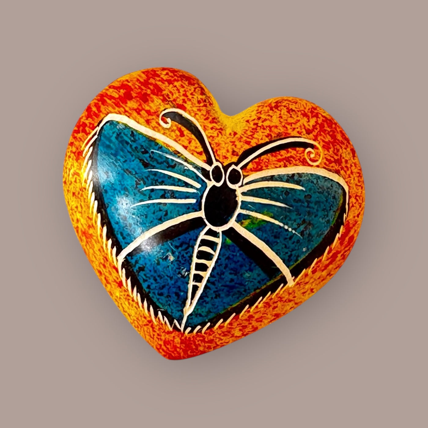 Handschmeichler Herz Schmetterling - Dianas Klosterlädchen