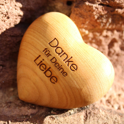Holzherz | Danke für Deine Liebe - Dianas Klosterlädchen