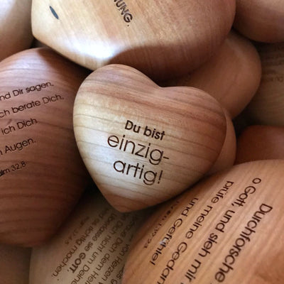 Holzherz | Du bist einzigartig - Dianas Klosterlädchen