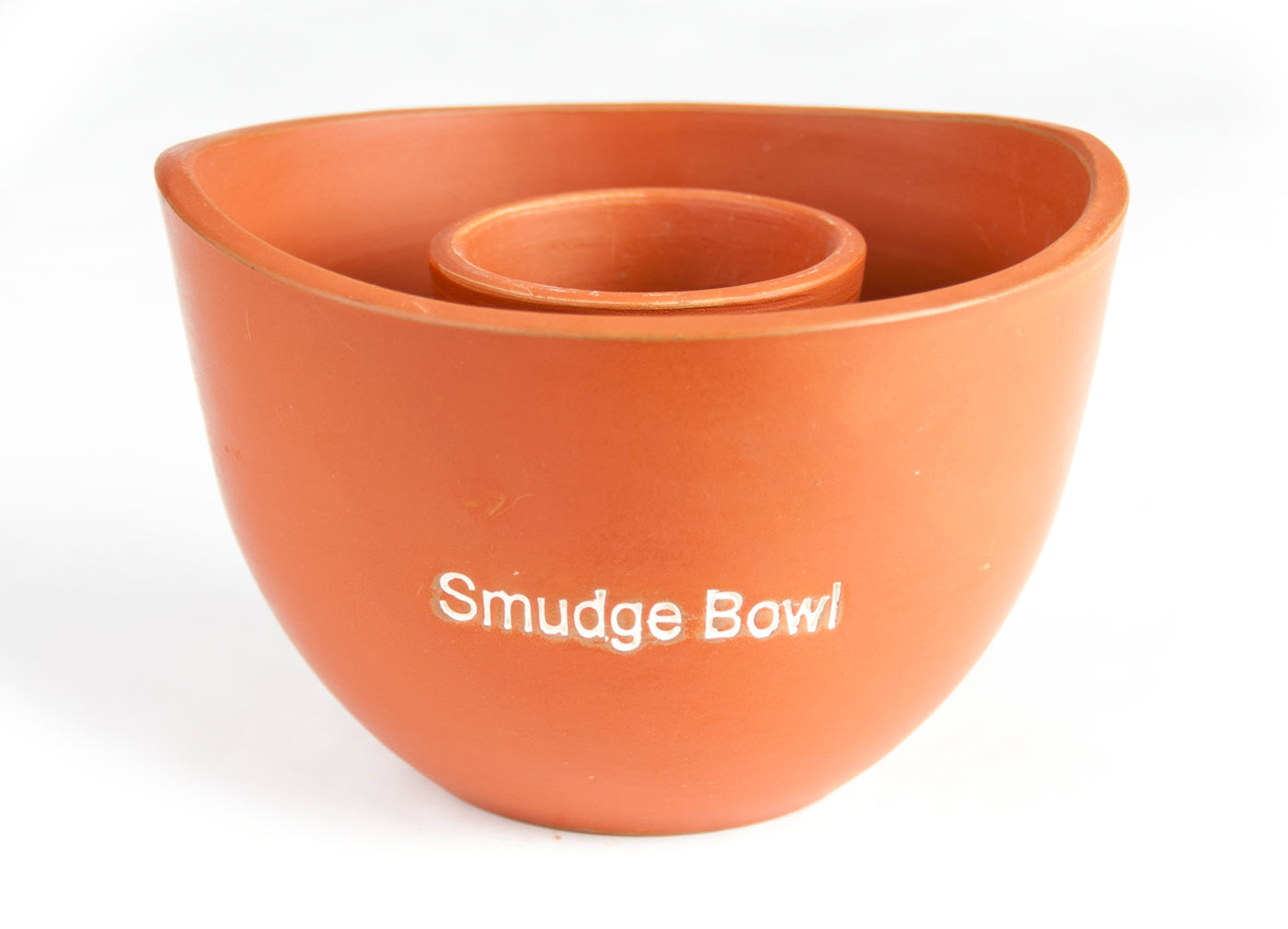 Smudge Bowl, terracotta aus Ton, Ø ca. 13 cm - Dianas Klosterlädchen