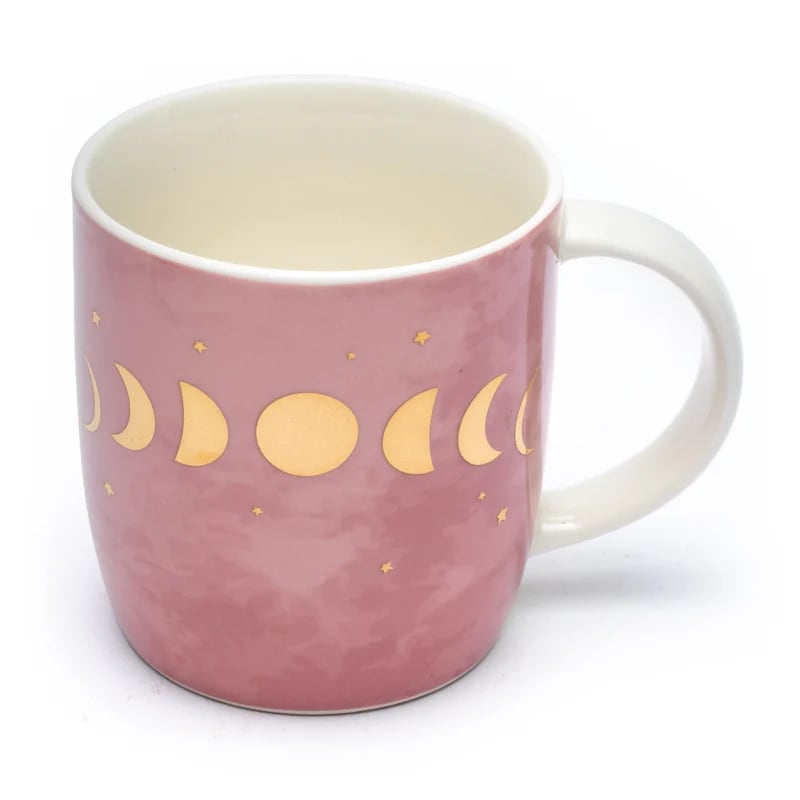 Geschenk-Set Teetasse mit Sieb Mondphasen