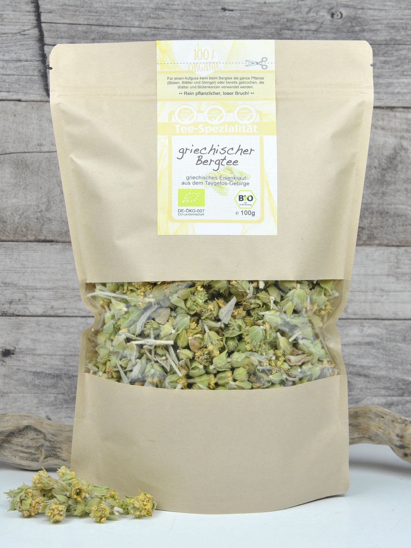 Griechischer Bio Bergtee - sideritis scardica - 100g in www.klosterlaedchen.com