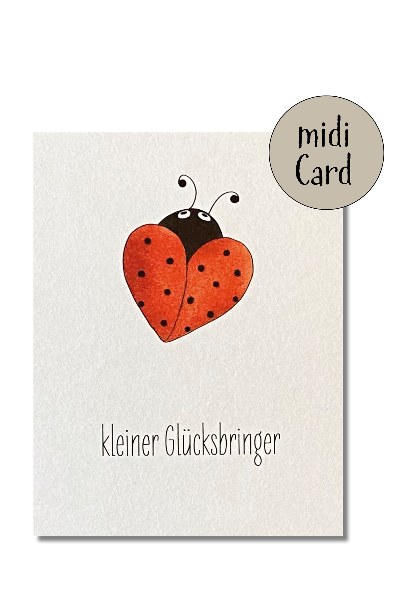 KEITCARDS - Midikarte kleiner Glücksbringer - Dianas Klosterlädchen