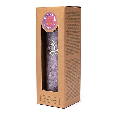 Kerze Stearin Lotus violett - Dianas Klosterlädchen