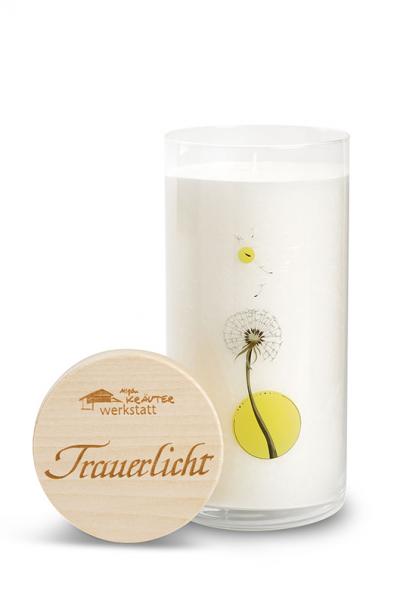 Kerze „Trauerlicht“ 1 incl. Karte - Dianas Klosterlädchen