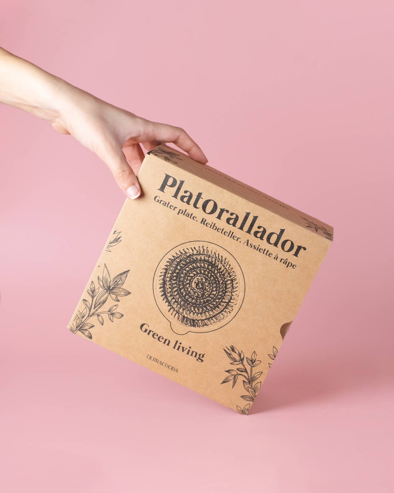 KIRSCHROSA  Reibeteller - mit Verpackung - Dianas Klosterlädchen