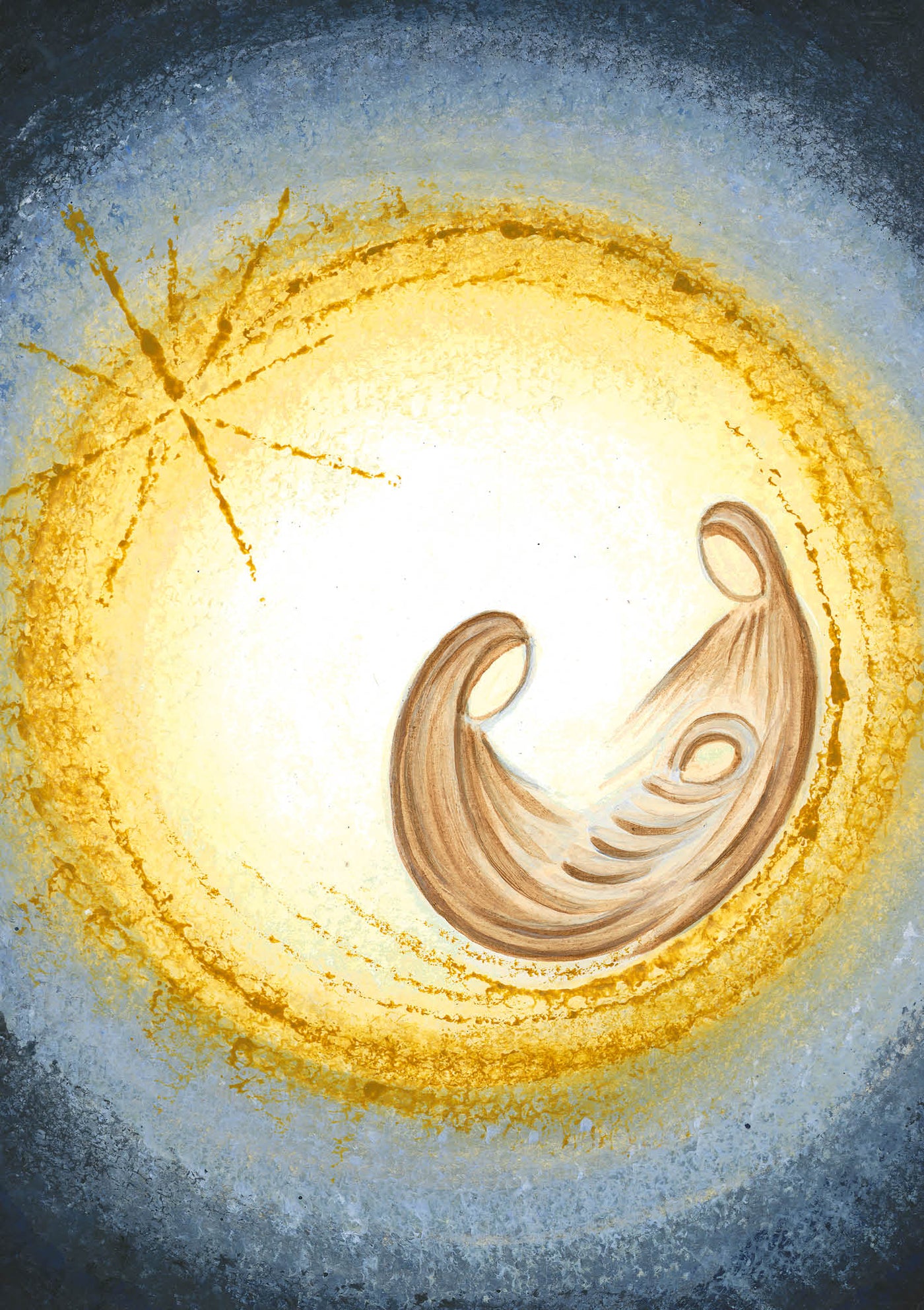 Klappkarte - Gottes Licht erhellt das Dunkel - Dianas Klosterlädchen