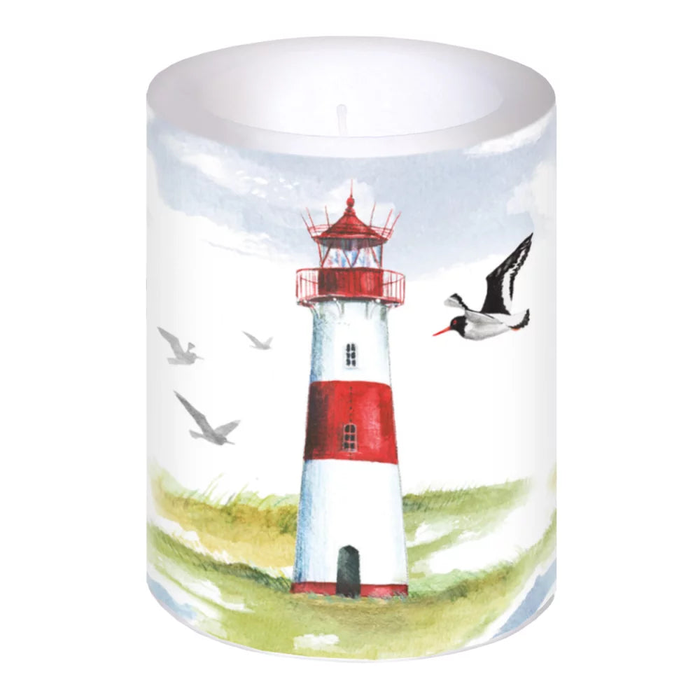 Kleine Kerze Leuchtturm - Dianas Klosterlädchen