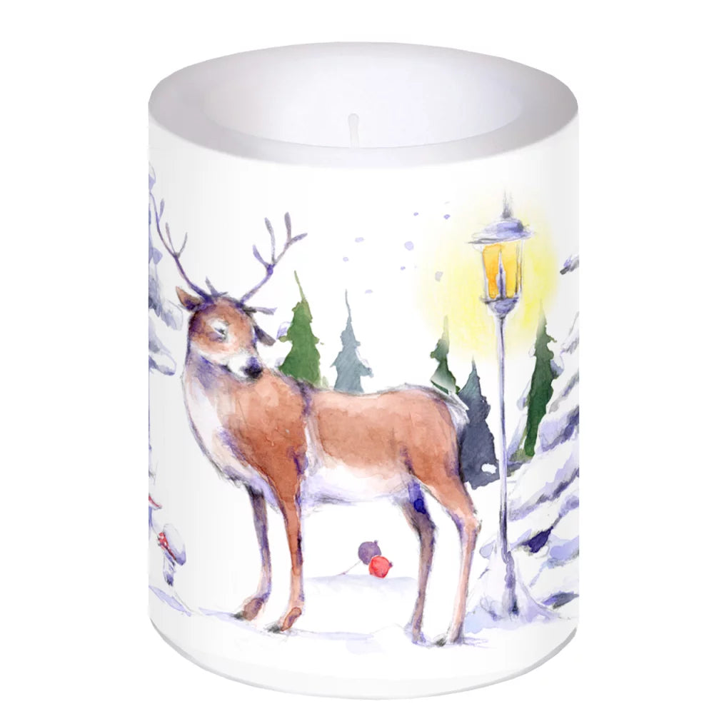 Kleine Kerze Winterpark - Dianas Klosterlädchen