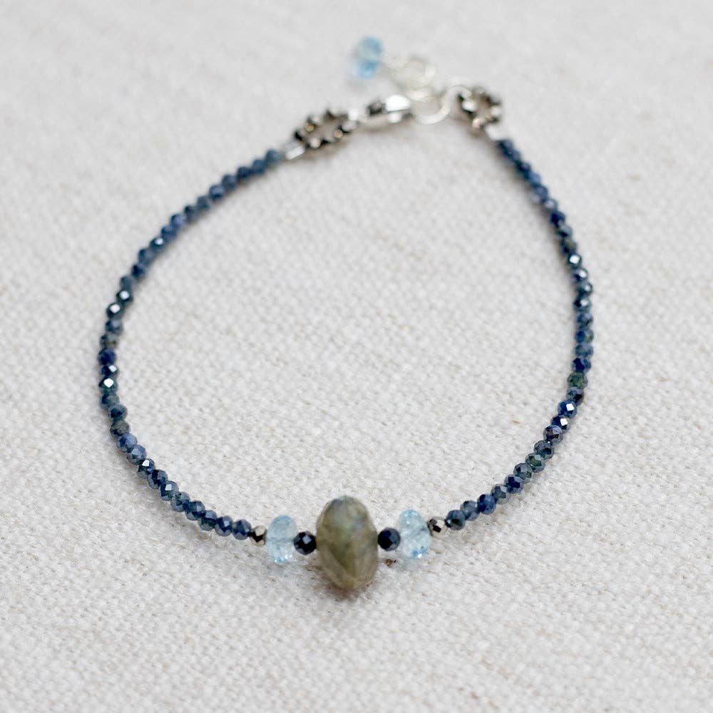 Labradorit & Topas Luna Armband - Dianas Klosterlädchen