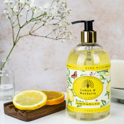Lemon & Mandarin Handseife flüssig 500ml - Dianas Klosterlädchen