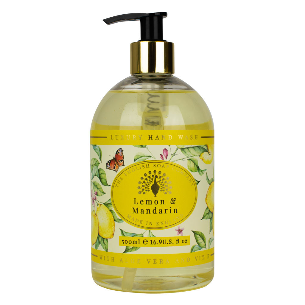 Lemon & Mandarin Handseife flüssig 500ml - Dianas Klosterlädchen