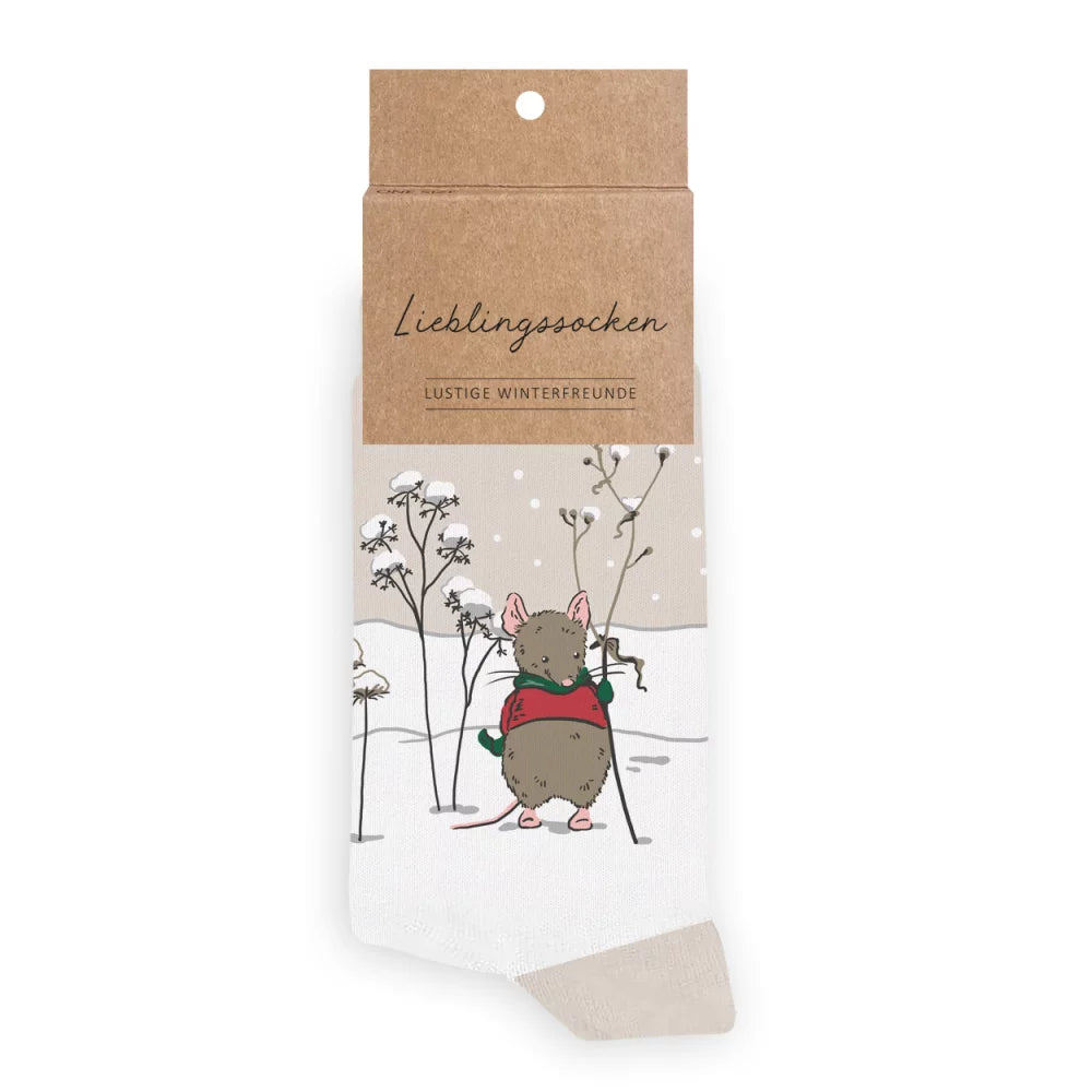Lieblingssocken Lustige Winterfreunde - Dianas Klosterlädchen