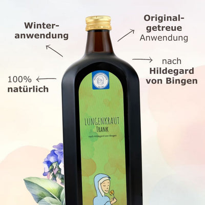 Lungenkraut Trank 500ml | Hildegard von Bingen - Dianas Klosterlädchen