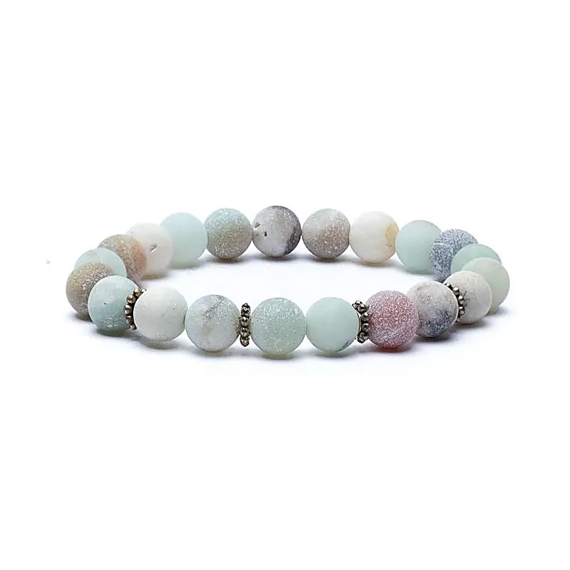 Mala/Armband Amazonit - elastisch - Dianas Klosterlädchen