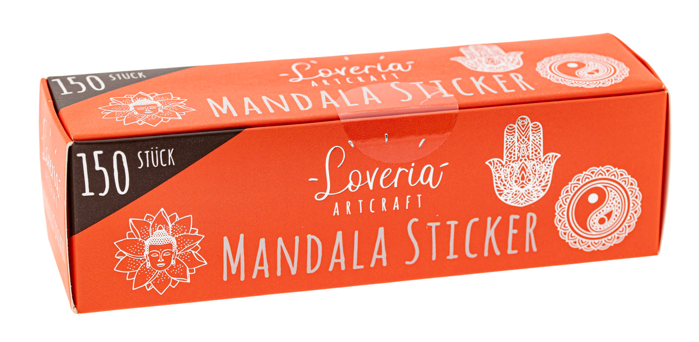 Mandala Sticker 3 Motive à 50 Stück - Dianas Klosterlädchen