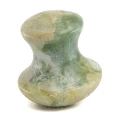 Massagestein | grüner Jade-Pilz - Dianas Klosterlädchen