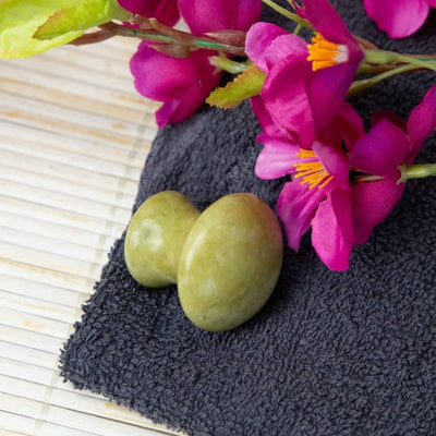 Massagestein | grüner Jade-Pilz - Dianas Klosterlädchen
