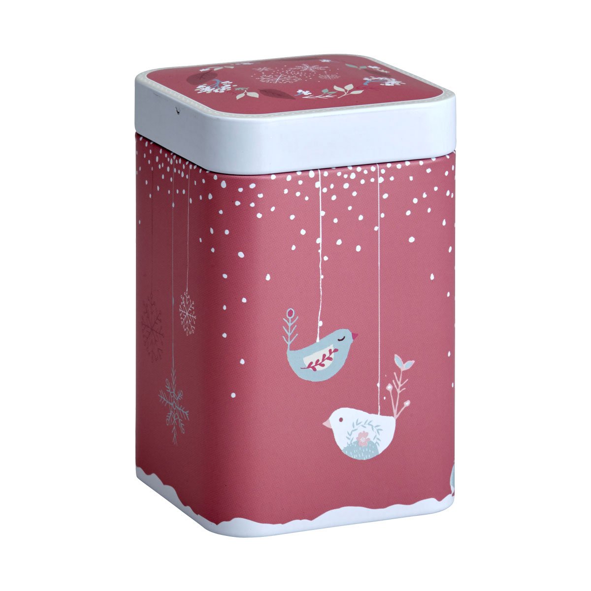 Metalldose Winter Friends  rosarot 100g - Dianas Klosterlädchen