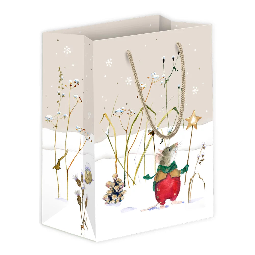 Mittlere Geschenktüte Lustige Winterfreunde - Dianas Klosterlädchen