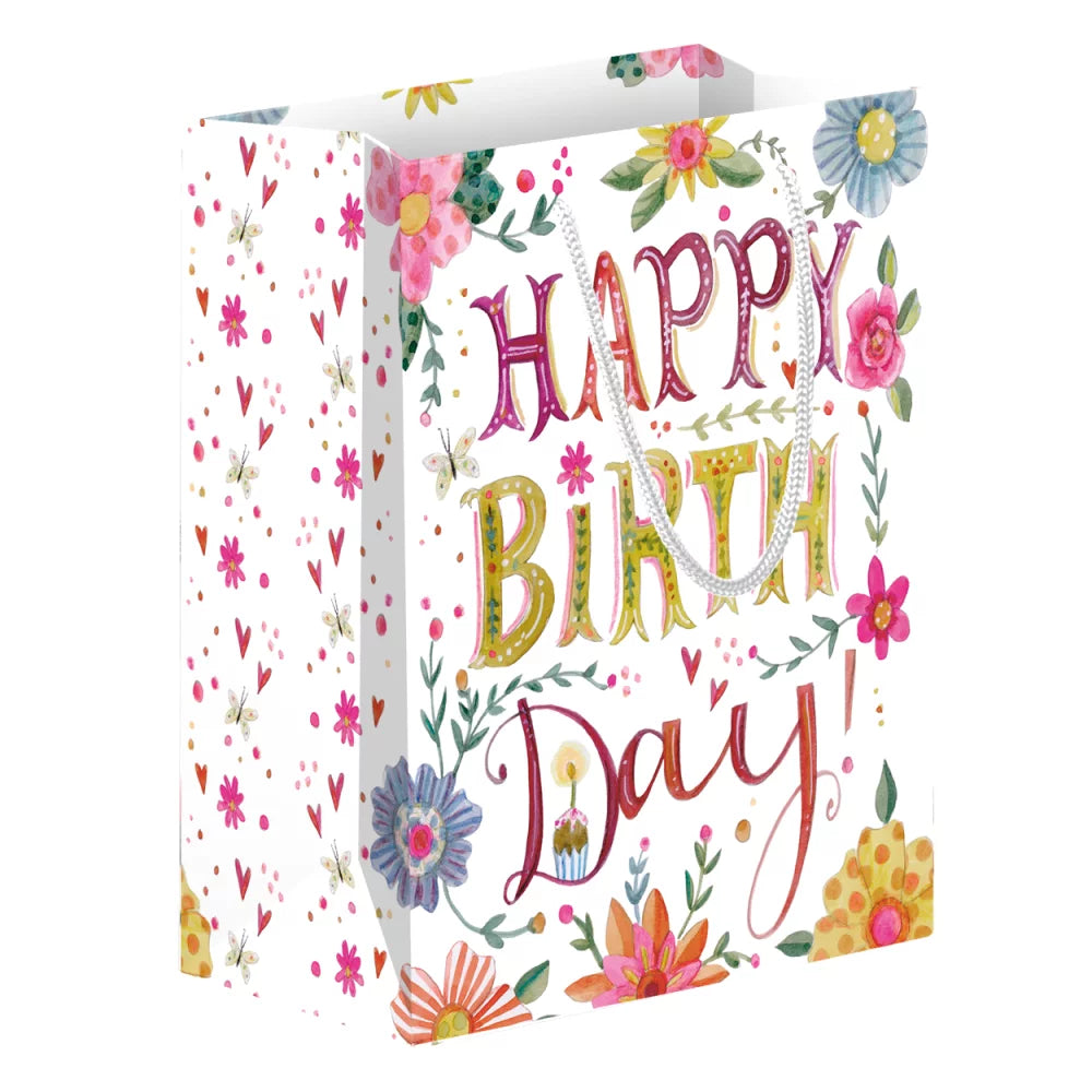 Mittlere Geschenktüte Happy Birthday - Dianas Klosterlädchen