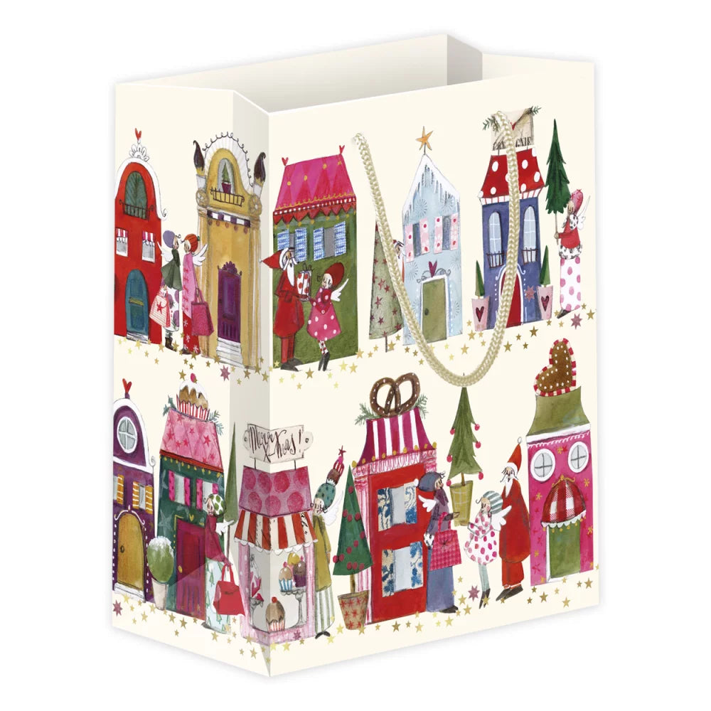 Mittlere Geschenktüte Häuser - Dianas Klosterlädchen