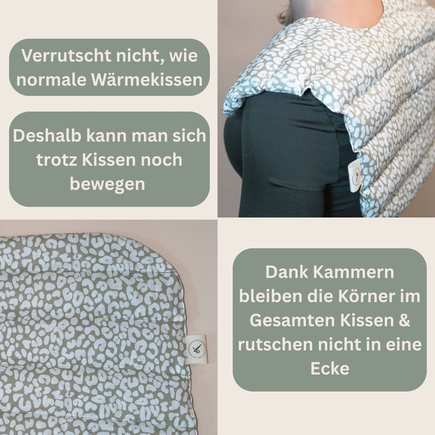 Nackenkissen Leoprint - Dianas Klosterlädchen