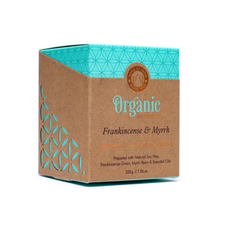 Organic Goodness Duftkerze Weihrauch & Myrrhe - Dianas Klosterlädchen