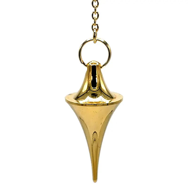 Pendel aus Messing vergoldet 4 cm - Dianas Klosterlädchen