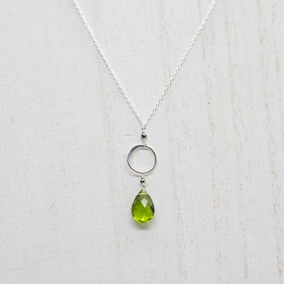 Peridot Ring Silberkette - Dianas Klosterlädchen