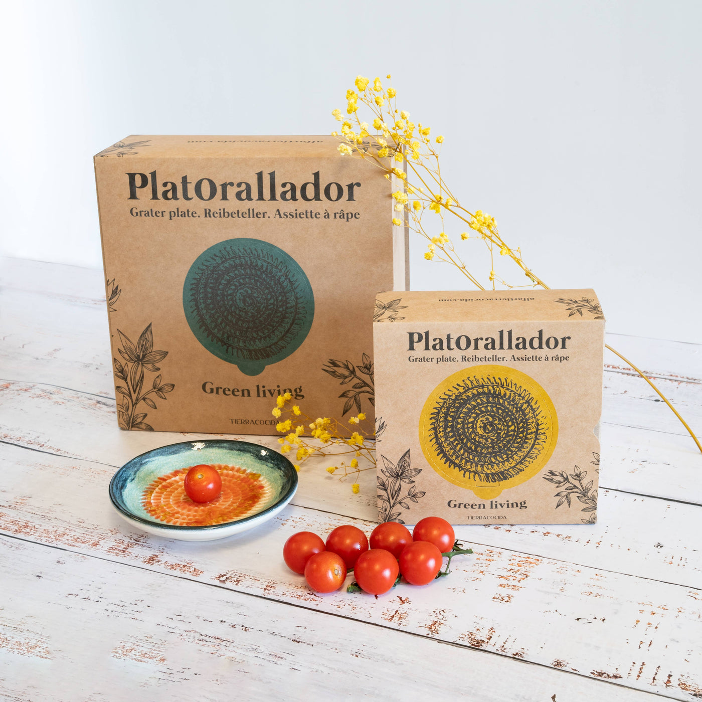Pistaziengrün Reibeteller für Käse, Gemüse, Früchte- S - Dianas Klosterlädchen
