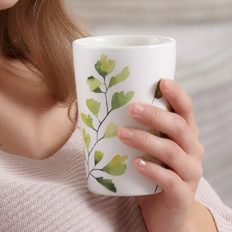 Porzellan Teebecher TEAEVE "Trees" - Dianas Klosterlädchen