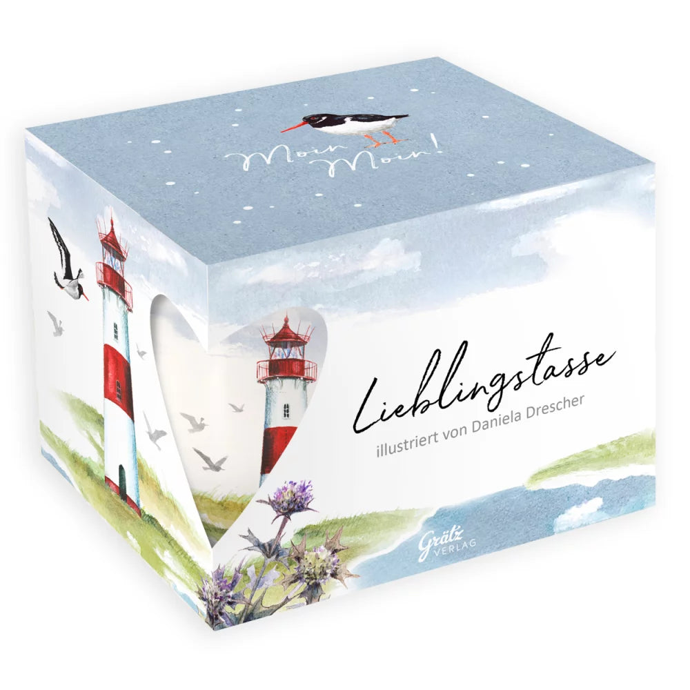 Porzellantasse Leuchtturm - Dianas Klosterlädchen