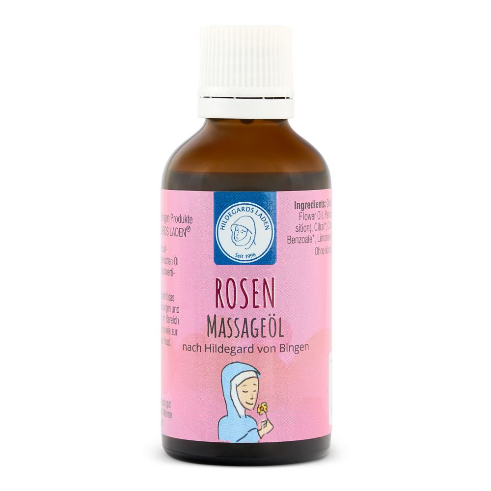Rosen Massageöl 50ml | Hildegard von Bingen - Dianas Klosterlädchen