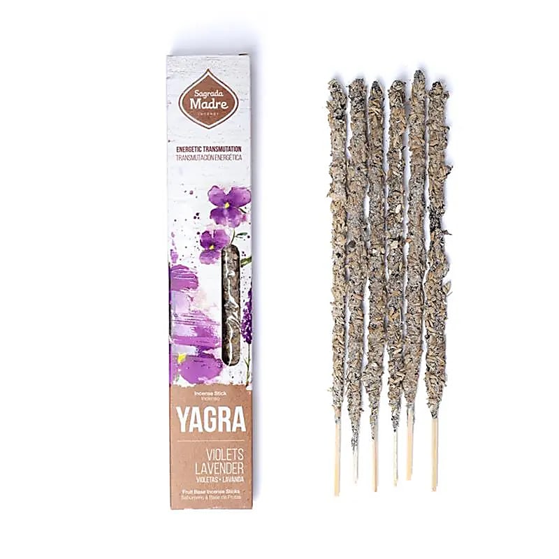 Sagrada Madre Yagra Räucherwerk Veilchen & Lavendel - Dianas Klosterlädchen