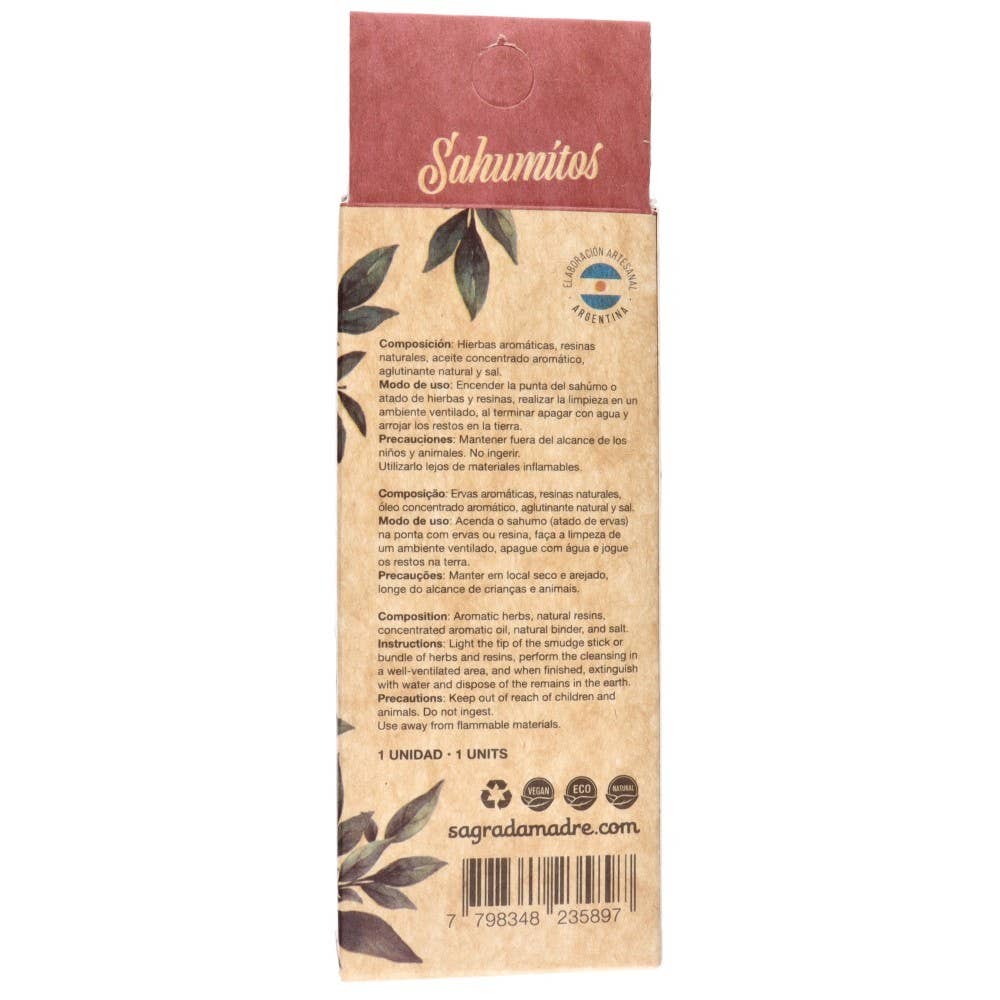 Sahumito Mirra Palo Santo Energiereinigung - Räucherbündel - Dianas Klosterlädchen