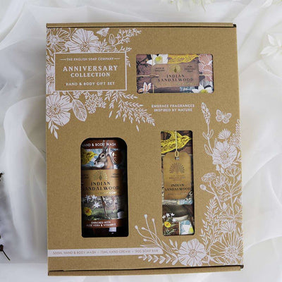 Sandalwood ANNIVERSARY COLLECTION Hand & Body Geschenkbox - Dianas Klosterlädchen