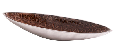 Schiffhalter Blume des Lebens Aluminium, braun - Dianas Klosterlädchen