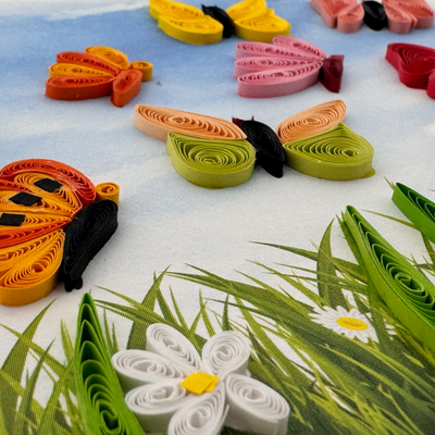 Schmetterlinge Filigrana Klappkarte Origamo - Dianas Klosterlädchen