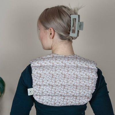 Schulterwärmer aus Baumwolle und Dinkel - Nackenkissen Beige - Dianas Klosterlädchen