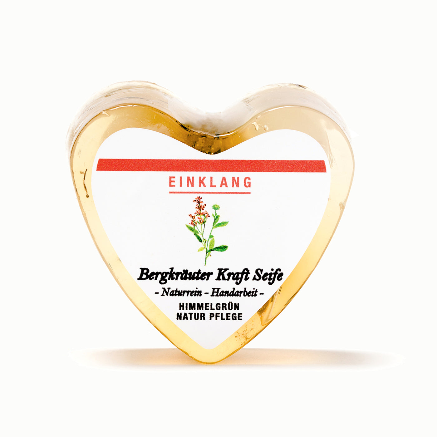 Seifenherz mit Kräutern - Dianas Klosterlädchen