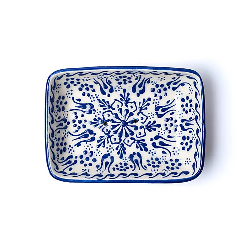 Seifenschale handgemacht blau - Dianas Klosterlädchen