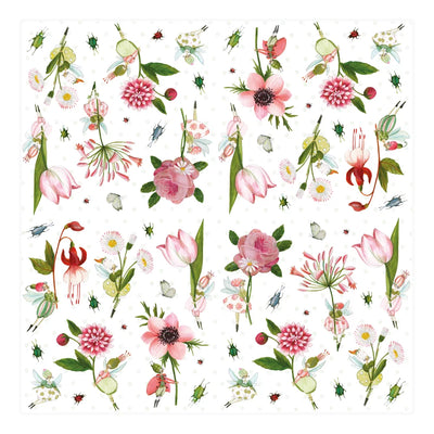 Serviette Blumenelfen - Dianas Klosterlädchen