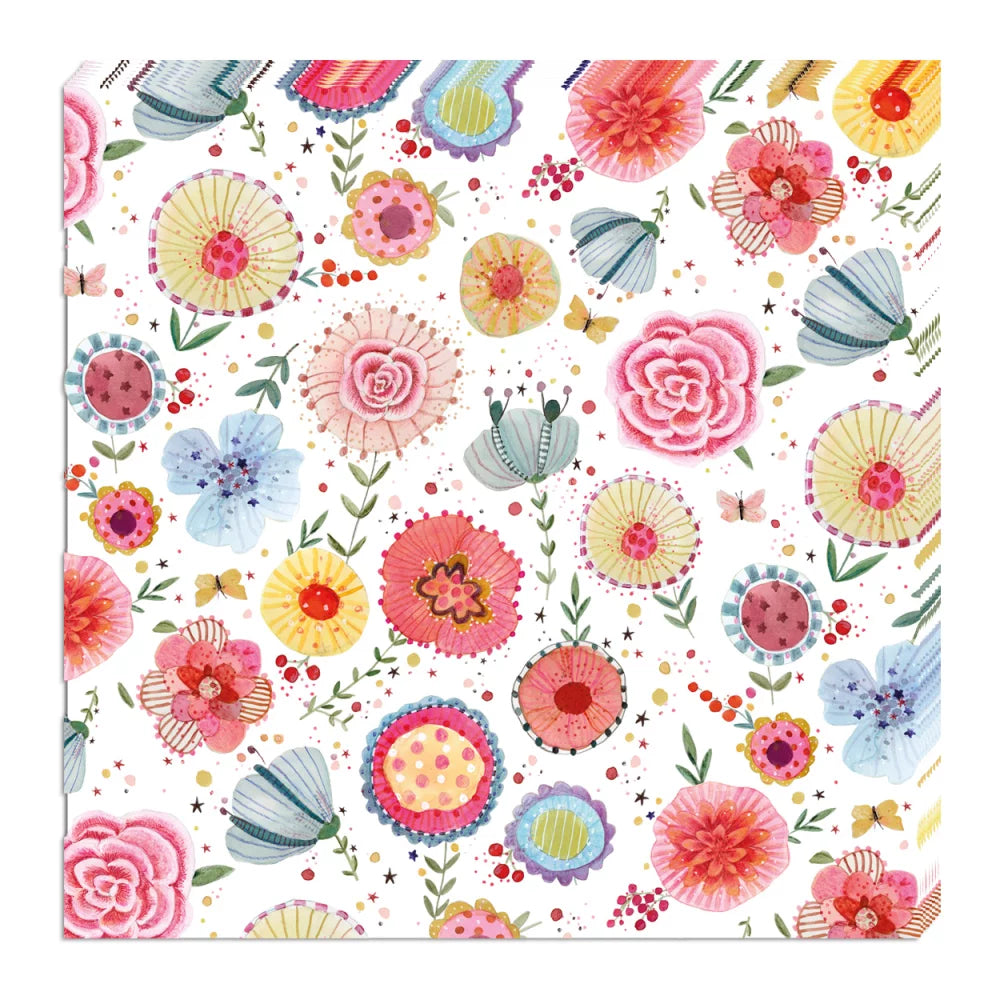 Serviette Flower Power 33x33 cm