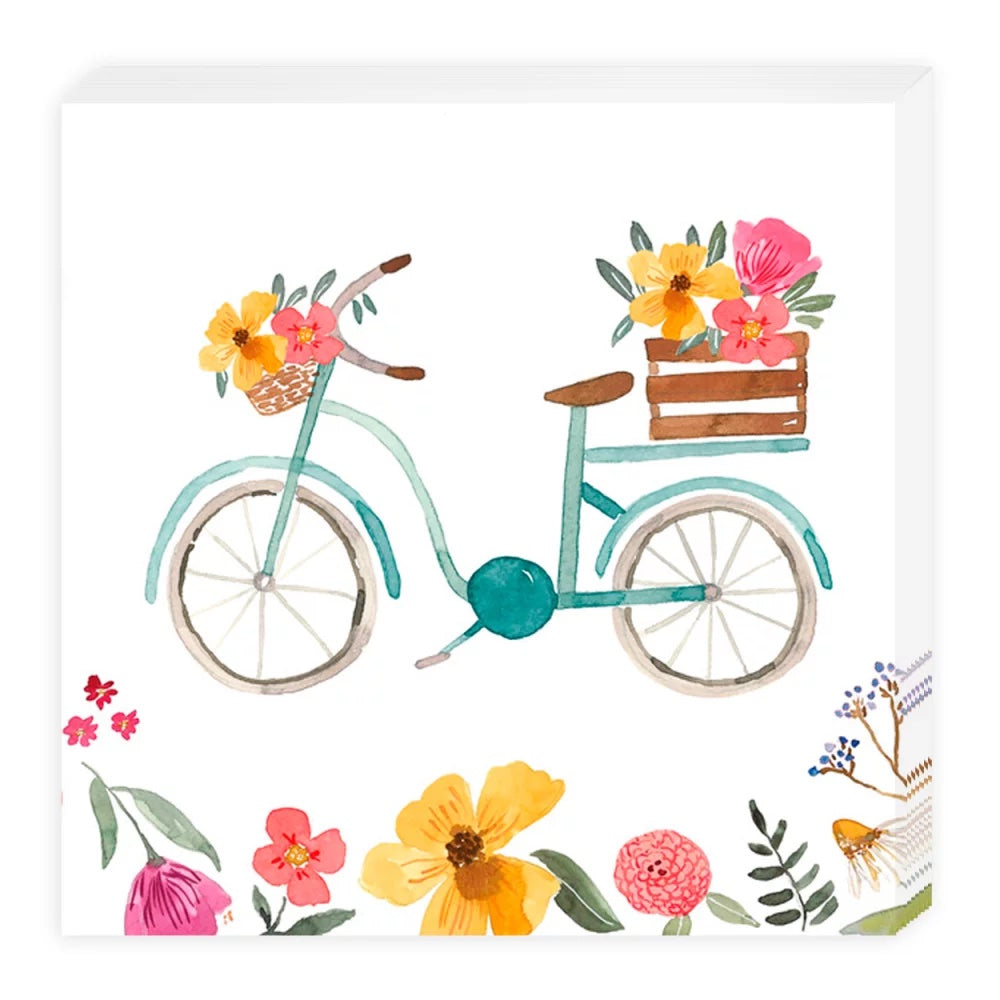 Serviette Lucky Vibes Fahrrad - Dianas Klosterlädchen
