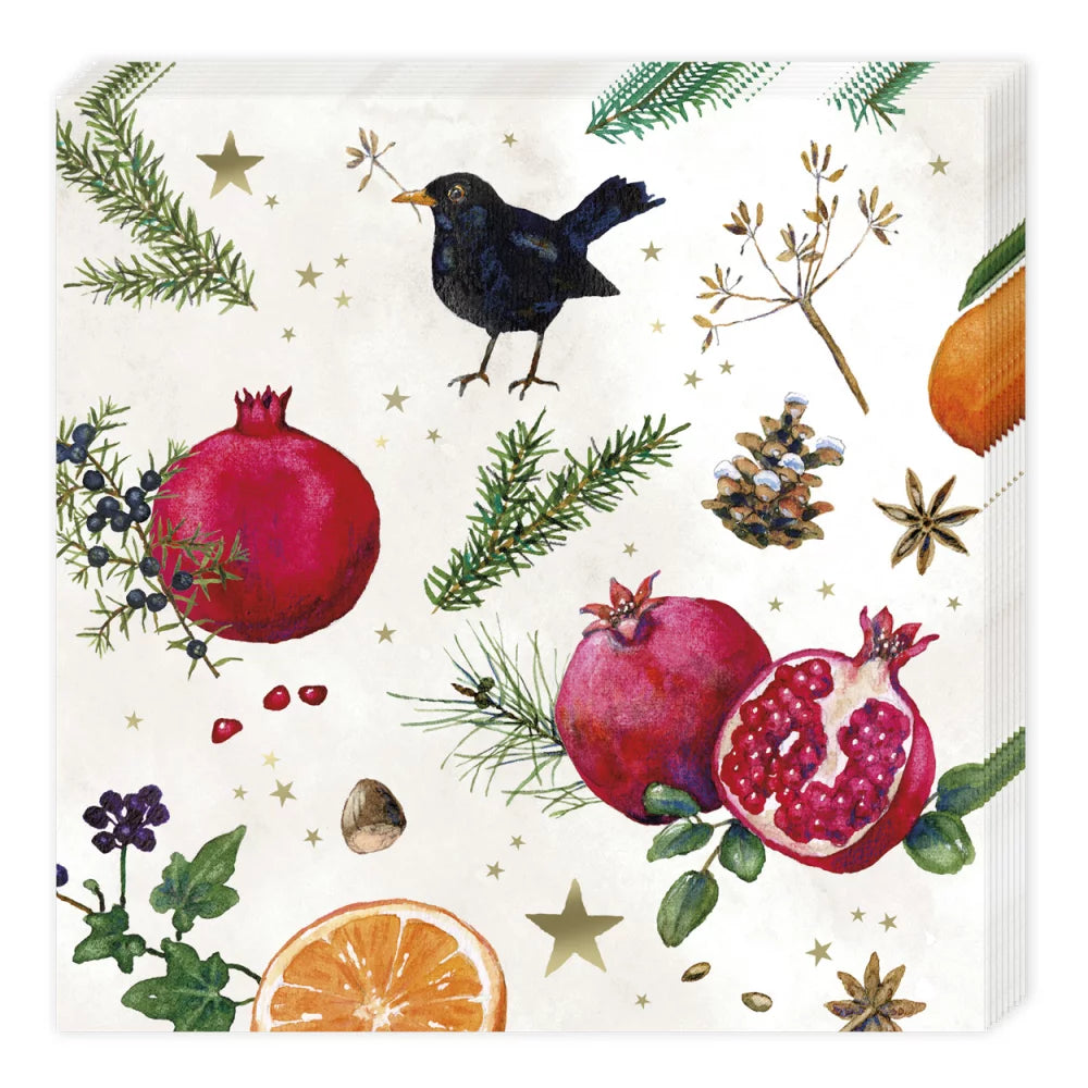 Serviette Weihnachtsduft - Dianas Klosterlädchen