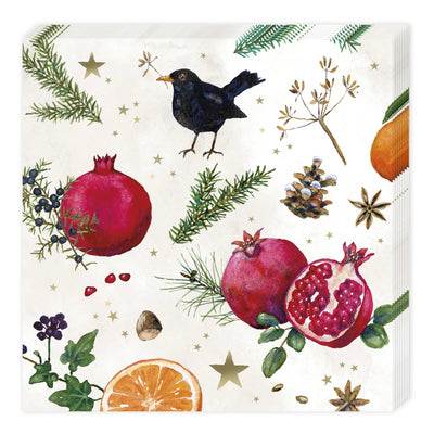 Serviette Weihnachtsduft - Dianas Klosterlädchen